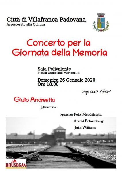 Giulio Andreetta in concerto a Villafranca Padovana