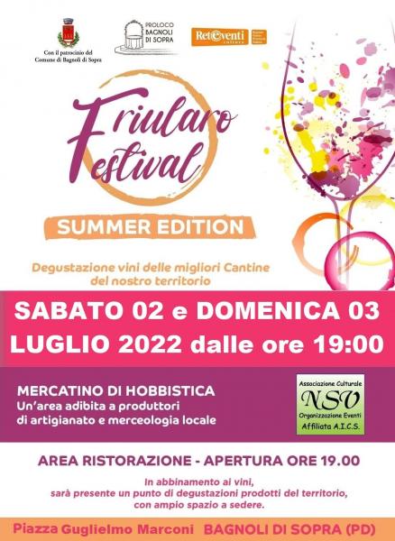 Friularo Festival - Summer Edition