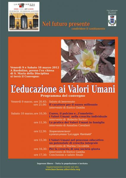 L'educazione ai Valori Umani