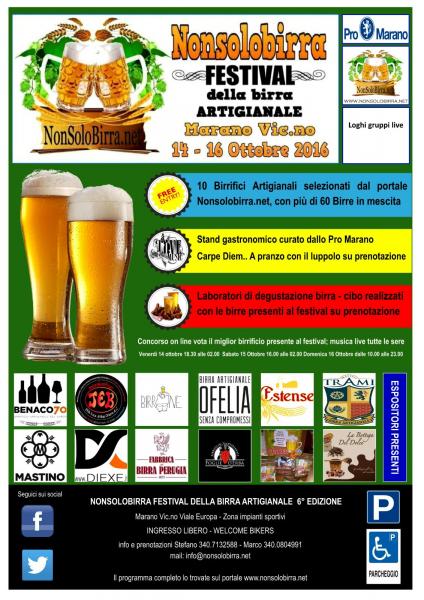 6° EDIZIONE NONSOLOBIRRA FESTIVAL DELLA BIRRA ARTIGIANALE