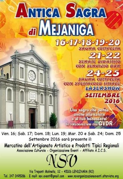 Mercatino dell'Antica Sagra di Mejaniga