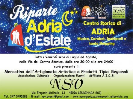 Mercatini di Adria d'Estate 2017