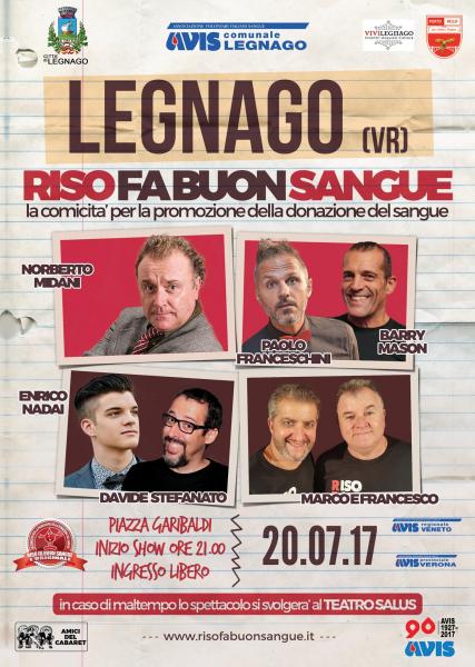 Enrico Nadai ospite di Riso Fa Buon Sangue a Legnago (VR)