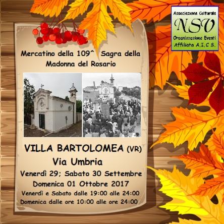 Mercatino della 109^ Sagra della Madonna del Rosario