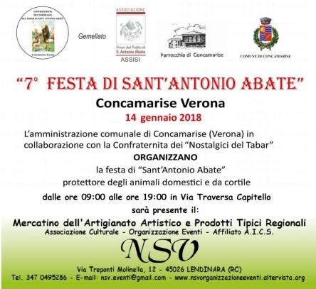 Mercatino della 7^ Festa di Sant'Antonio Abate