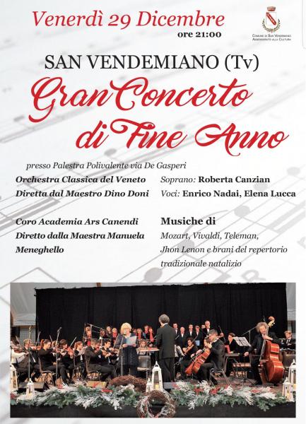 GRAN CONCERTO DI FINE ANNO A SAN VENDEMIANO (TV)