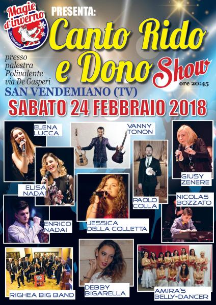 CANTO RIDO E DONO A SAN VENDEMIANO (TV)