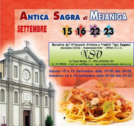 Mercatino dell'Antica Sagra di Mejaniga