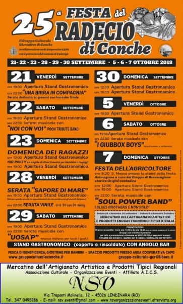 Mercatino della 25^ Festa del Radecio di Conche