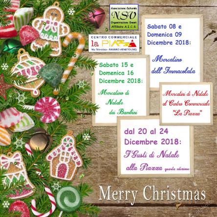 Mercatini di Natale al Centro Commerciale La Piazza