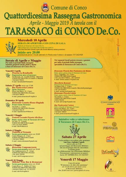 A tavola con il tarassaco di Conco De.Co.