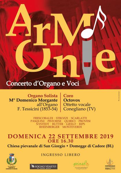 Armonie - Concerto d'Organo e Voci