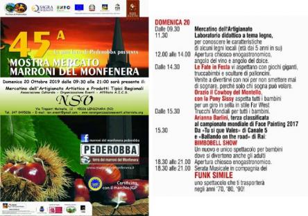 Mercatino della 45^ Mostra Mercato Marroni del Monfenera