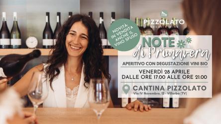 NOTE DI PRIMAVERA: APERITIVO CON DEGUSTAZIONE VINI BIO E VENDITA VINO SFUSO