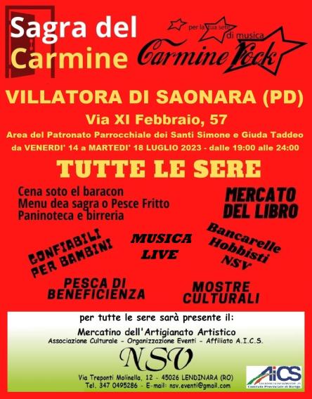 Mercatino della Sagra del Carmine - Carmine Rock