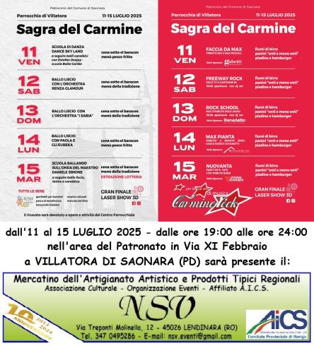 Mercatini della Sagra del Carmine